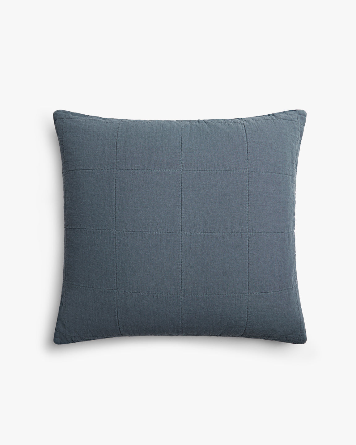 Linen Box Quilted Euro Sham