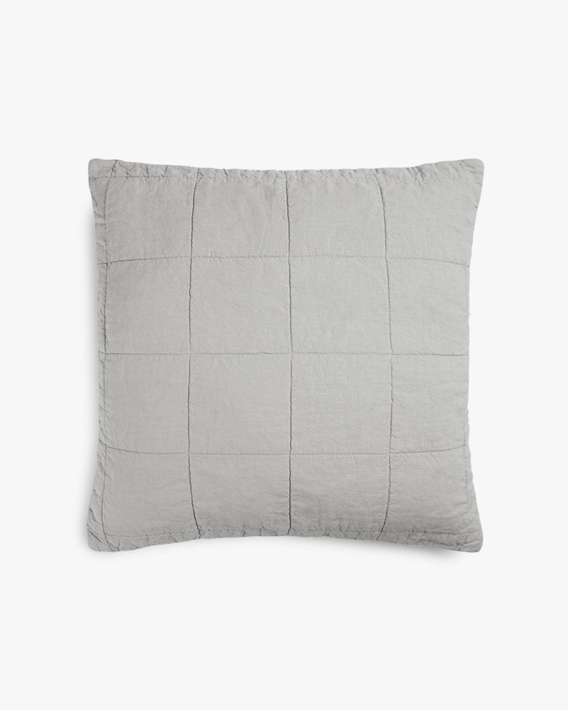 Linen Box Quilted Euro Sham