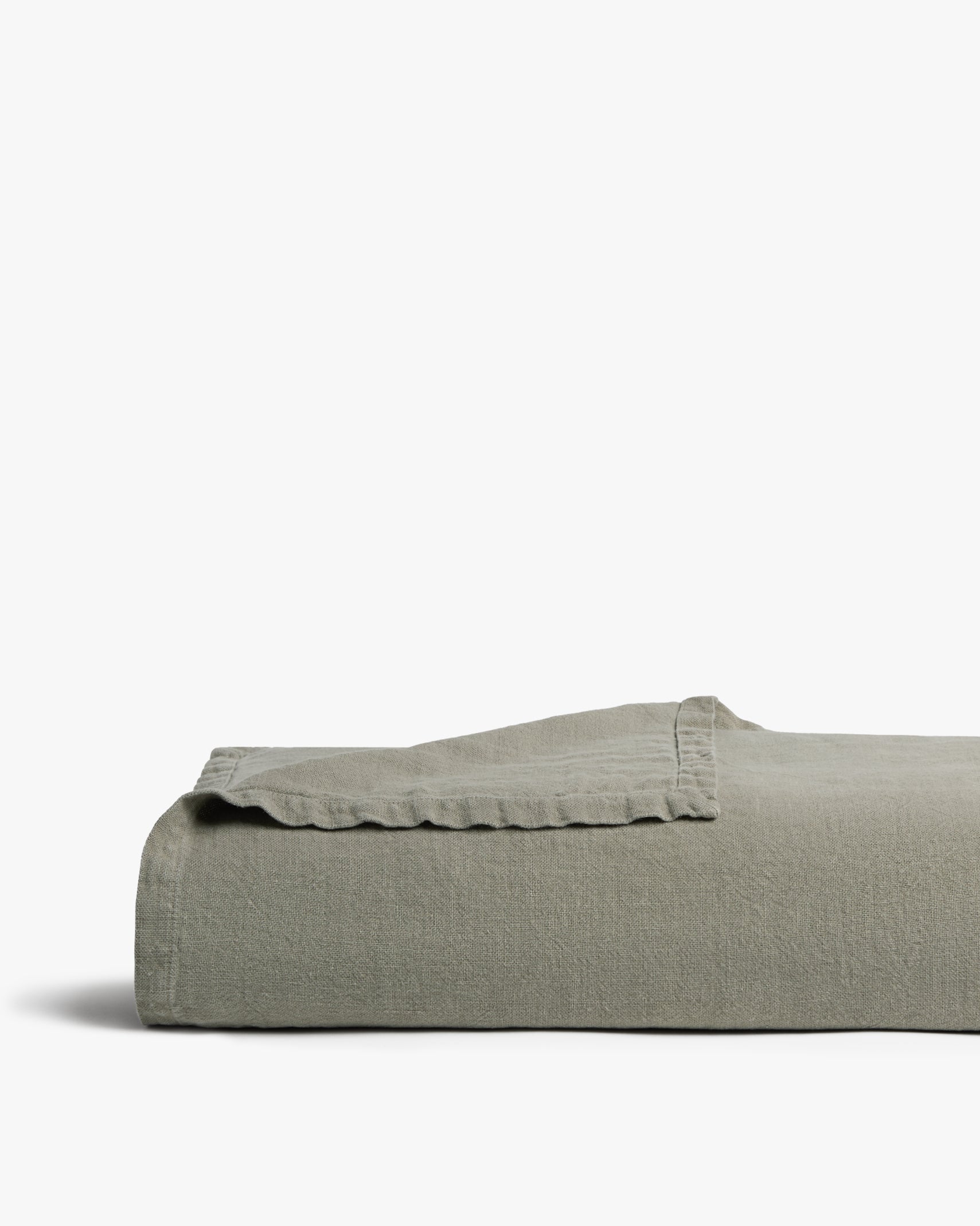 Vintage Linen Bed Blanket